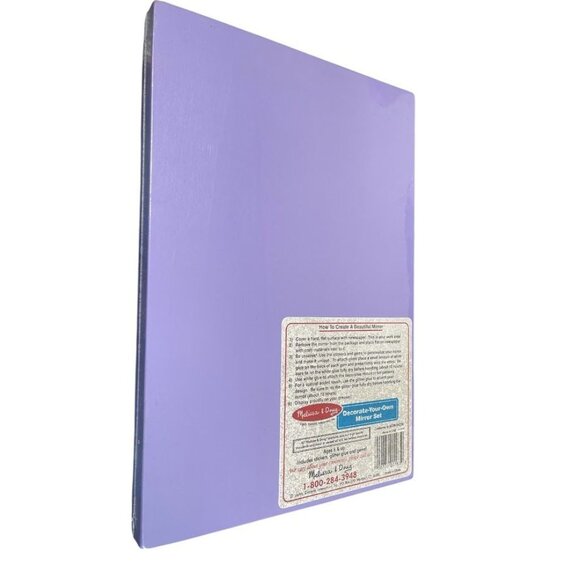 Melissa & Doug Wood Crafts Decorate-Your-Own Mirror Kit Creative Kids Art Projec - Picture 2 of 2